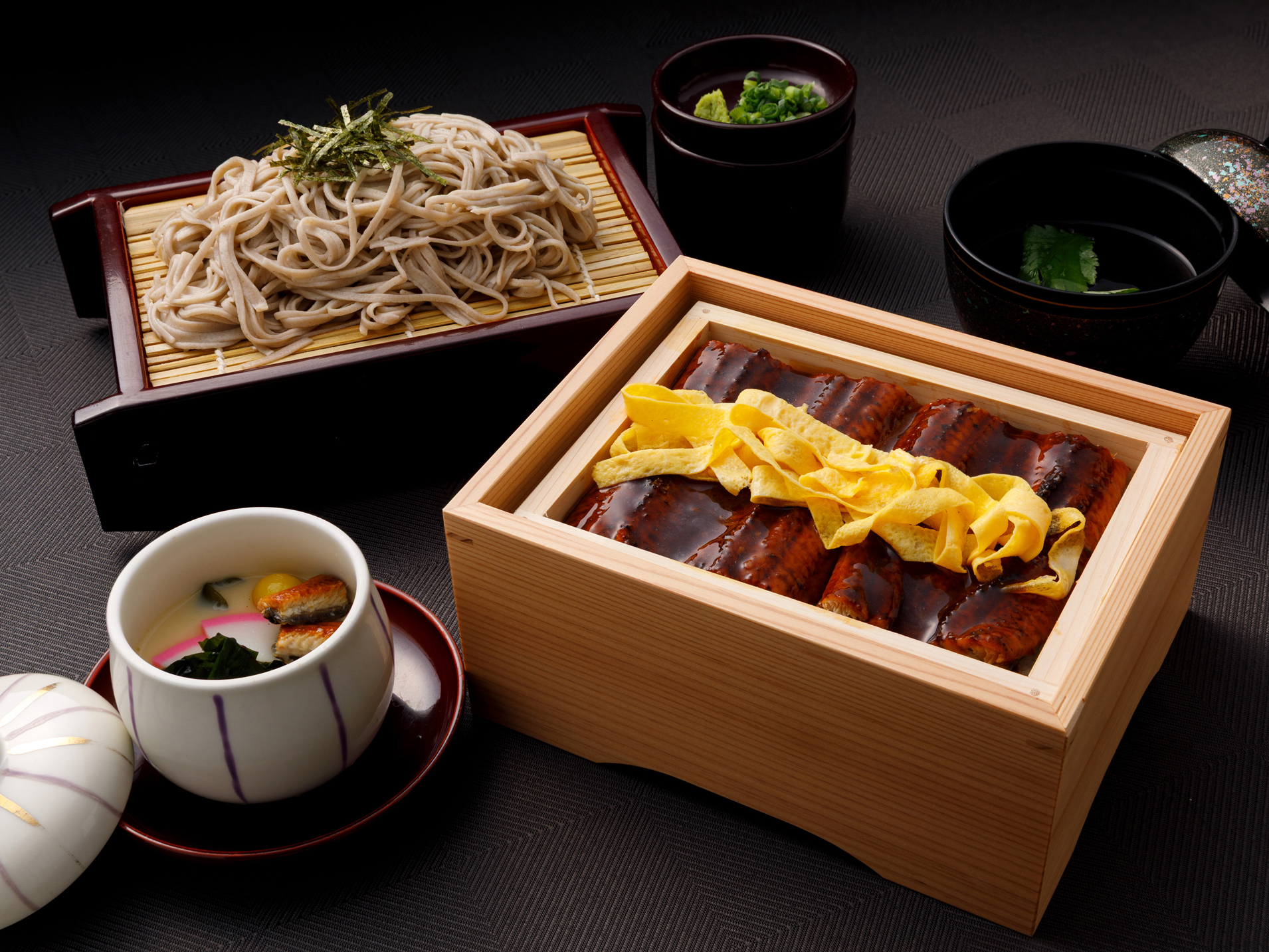 うなぎせいろと手打ちそば御膳