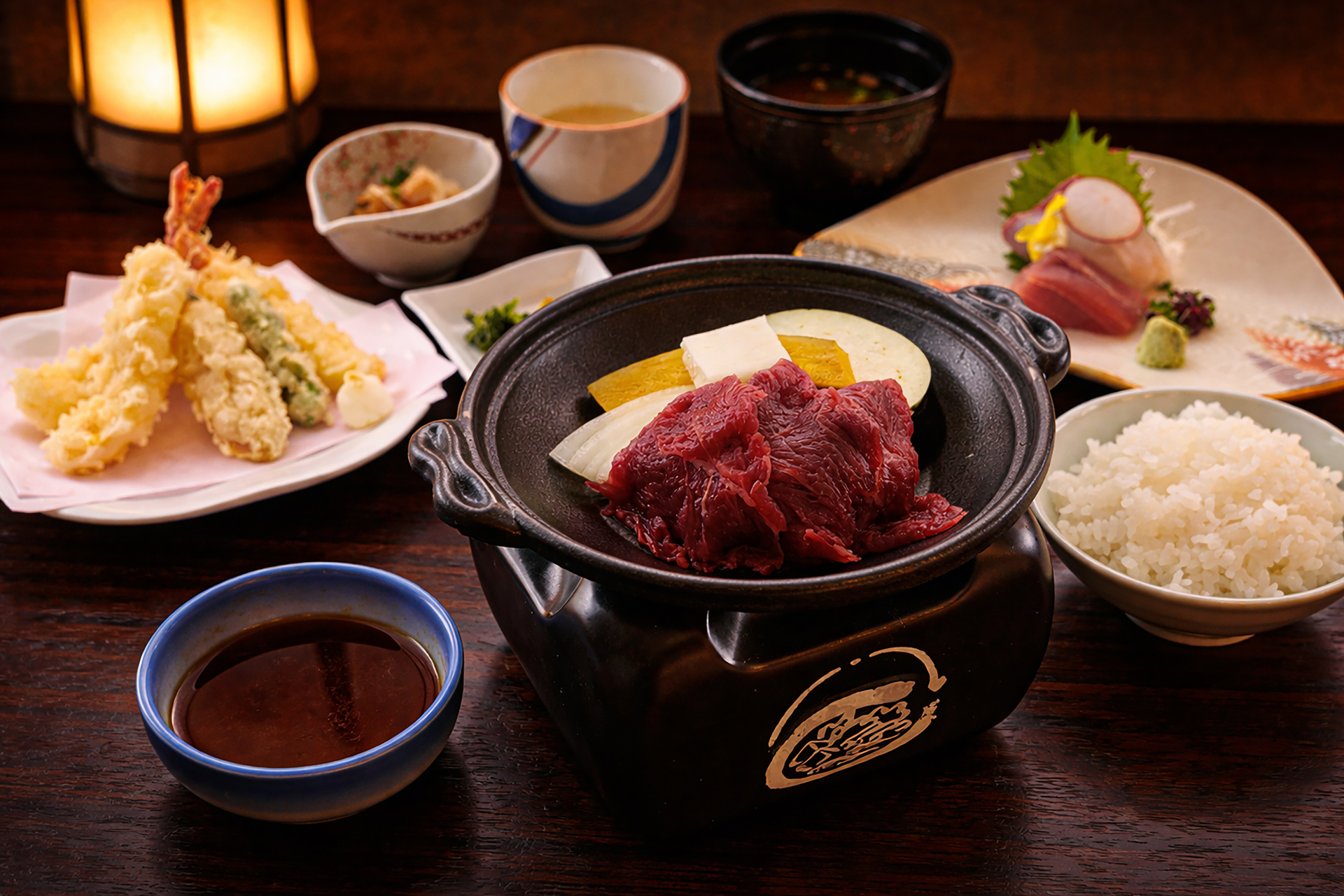 国産牛陶板御膳－雷神（らいじん）－